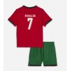 Portugal Cristiano Ronaldo #7 Heimtrikot EM 2024 Kurzarm (+ kurze hosen)